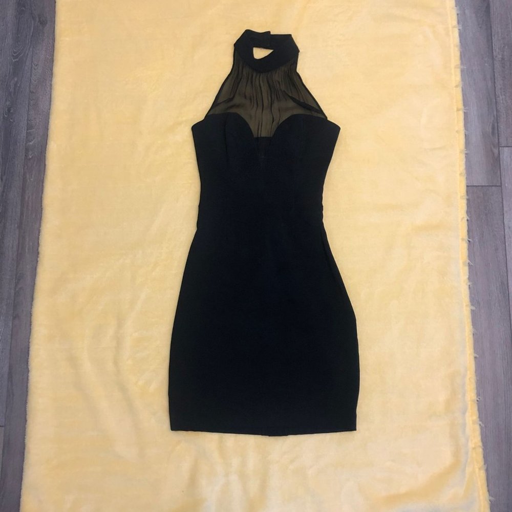 Guess by Marciano Black Halter Dress